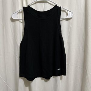 Hollister-co Women's Black Tank Top
